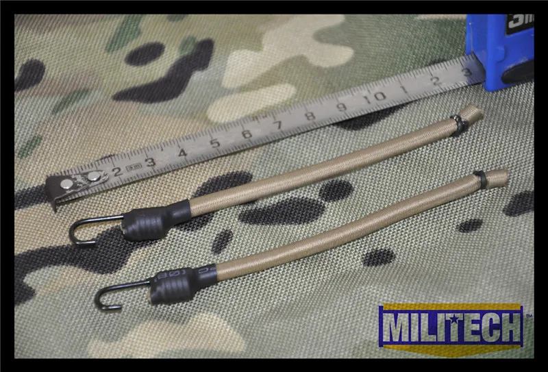 MILITECH Coyote Brown CB Color Bungee Cords With Hook For NVG Helmet Rails System DEVGRU OPS FAST Mich ACH PASGT Gentex Helmets
MILITECH Coyote Brown CB Color Bungee Cords With Hook For NVG Helmet Rails System DEVGRU OPS FAST Mich ACH PASGT Gentex Helmets