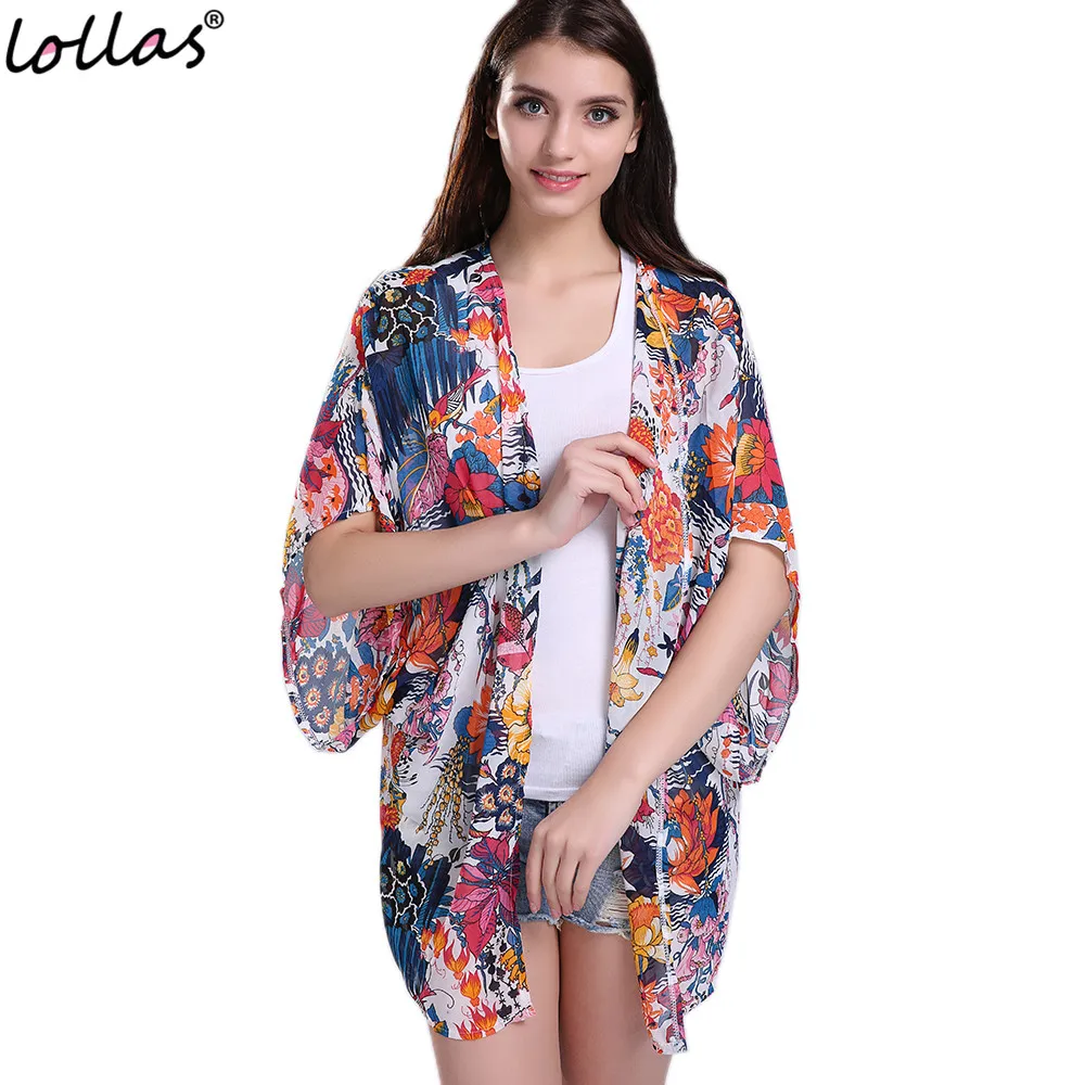lollas Spring Women Floral Kimono Cardigan Half Sleeve Chiffon Loose Flower Print Blouse
lollas Spring Women Floral Kimono Cardigan Half Sleeve Chiffon Loose Flower Print Blouse