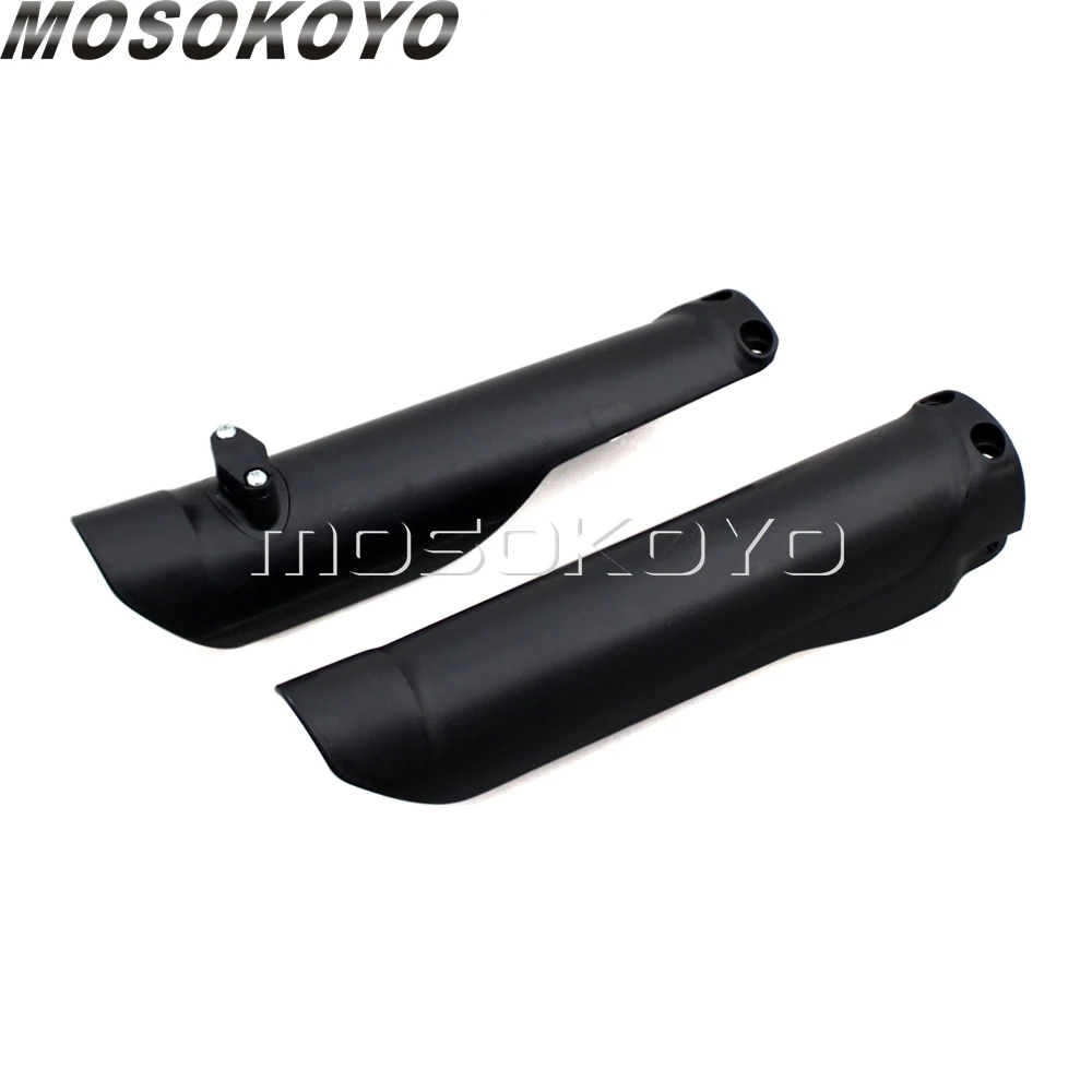 Черная защита для передней вилки велосипеда внедорожника Enduro TC FC TE FE SX SXF XCF EXC 125 250