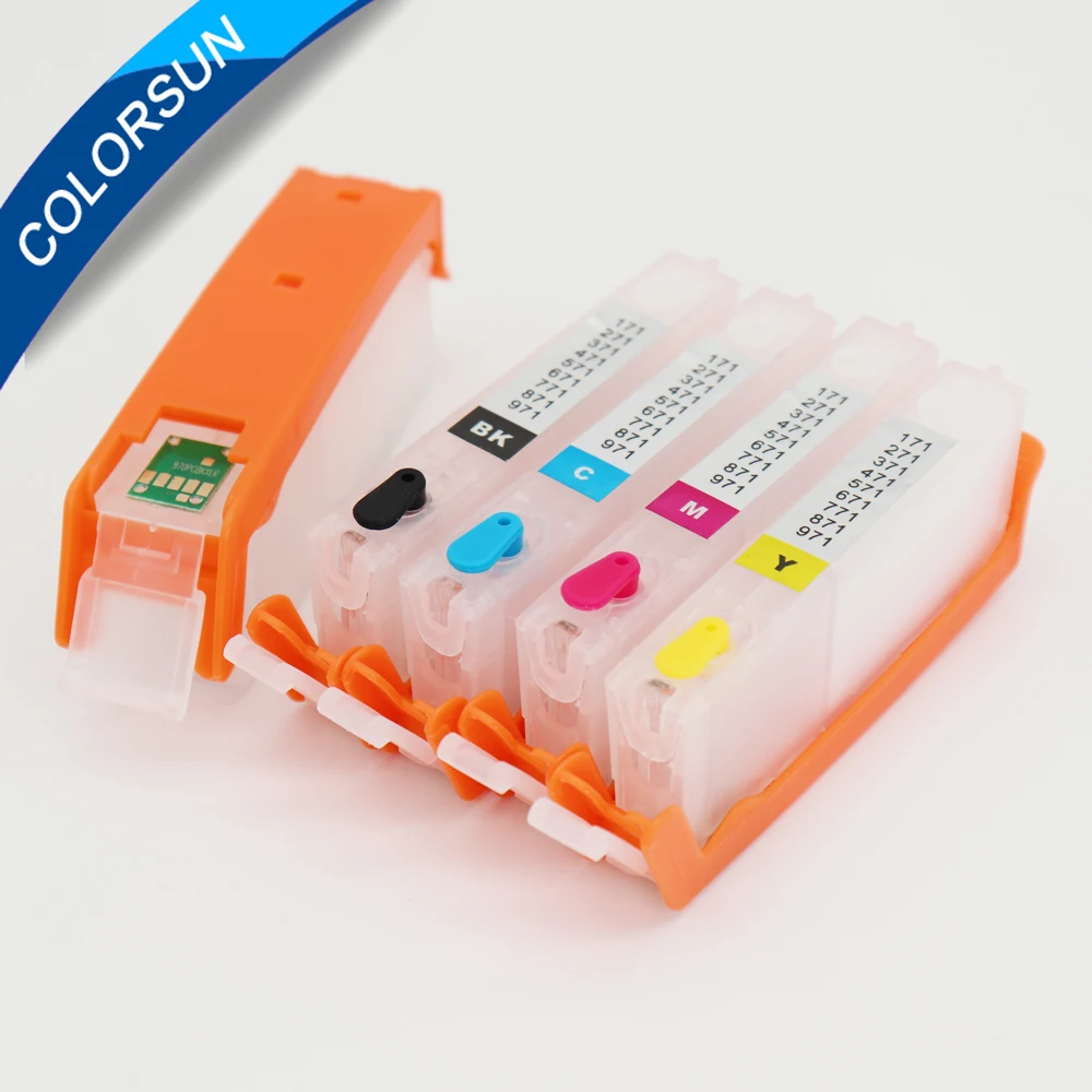 5PCS for canon 970 PGI-970 CLI-971 refillable ink cartridge for canon MG5790 MG5795 printer with auto reset chips pgi970
5PCS for canon 970 PGI-970 CLI-971 refillable ink cartridge for canon MG5790 MG5795 printer with auto reset chips pgi970