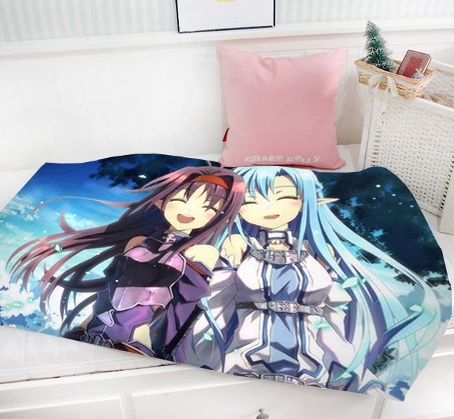 Gift Sword Art Online Anime Asuna & Yuuki 95 x 55 CM Mini Single-layer Baby Blanket #40108
Gift Sword Art Online Anime Asuna & Yuuki 95 x 55 CM Mini Single-layer Baby Blanket #40108