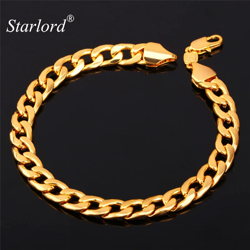 Starlord Cuban Chain Rose Gold Black Gun Color Bracelet For Men Vintage Bracelet 8MM 21CM 9'' Men's Jewelry Trendy H755
Starlord Cuban Chain Rose Gold Black Gun Color Bracelet For Men Vintage Bracelet 8MM 21CM 9'' Men's Jewelry Trendy H755