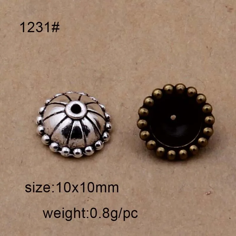50Pcs Antique Silver/Antique Bronze Zinc Alloy Bead Caps Findings For Making Bracelet Necklace
50Pcs Antique Silver/Antique Bronze Zinc Alloy Bead Caps Findings For Making Bracelet Necklace