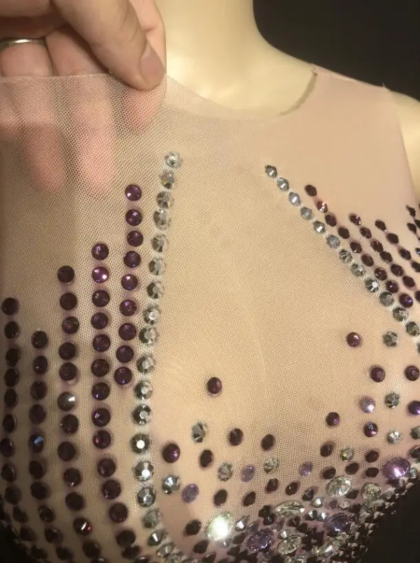 Sparkly Purple Rhinestones Women's Mesh Long Dress Birthday Party Dress Evening Dance Outfit See Through Prom Celebrate Dresses
Sparkly Purple Rhinestones Women's Mesh Long Dress Birthday Party Dress Evening Dance Outfit See Through Prom Celebrate Dresses