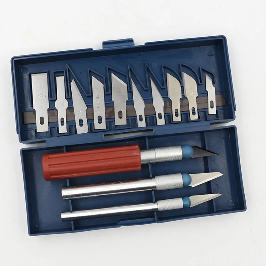 With Box Tool Making 13 Blade Paper Cutter Multifunction Pen Knifes Metal Scalpel Knife Tools Kit Knife
With Box Tool Making 13 Blade Paper Cutter Multifunction Pen Knifes Metal Scalpel Knife Tools Kit Knife