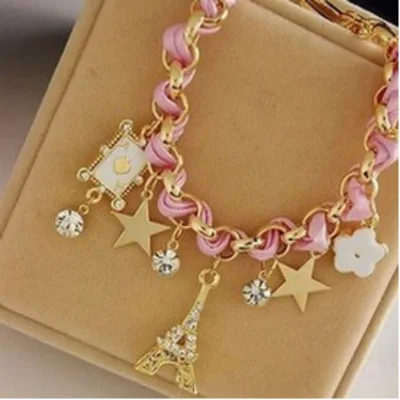 Fashion accessories the Eiffel Tower, the star flowers poker cortex, heart-shaped bracelet anklets
Fashion accessories the Eiffel Tower, the star flowers poker cortex, heart-shaped bracelet anklets