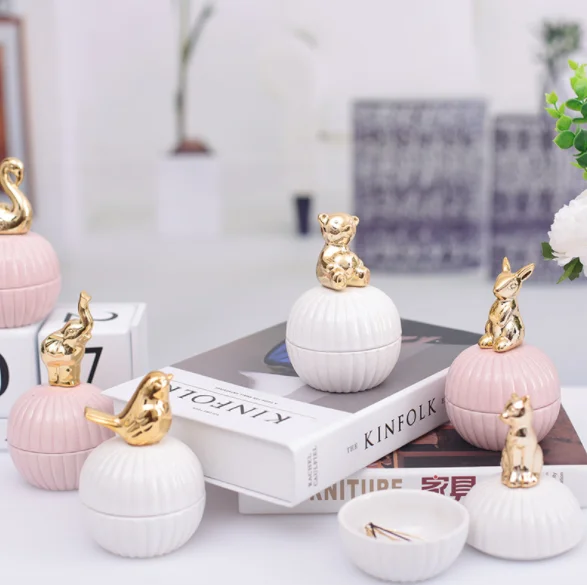 Gold 3d Cat kitty animals Porcelain Jewelry Holder Ring Dish Ceramic Jewelry Home Decor Tray bowl jar White pink for Wedding
Gold 3d Cat kitty animals Porcelain Jewelry Holder Ring Dish Ceramic Jewelry Home Decor Tray bowl jar White pink for Wedding