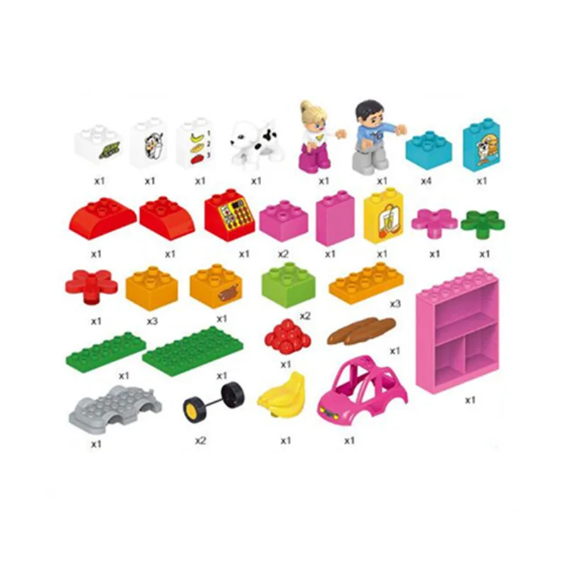 41pcs Big Size Girls Diy Building Blocks Fruits Vegetables Model Compatible With Bricks Enlighten Toys For Children Xmas Gift
41pcs Big Size Girls Diy Building Blocks Fruits Vegetables Model Compatible With Bricks Enlighten Toys For Children Xmas Gift