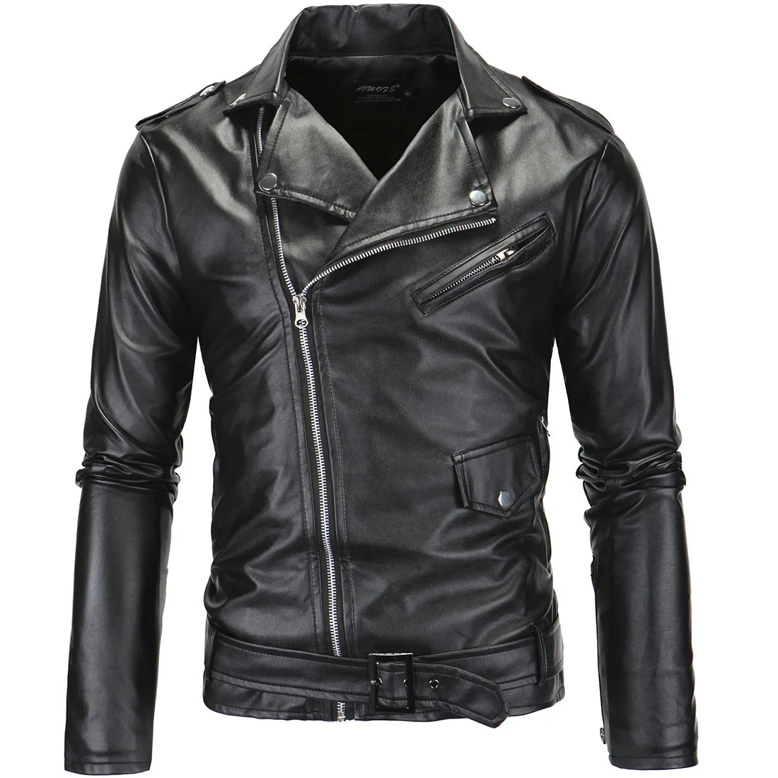 HOHO 2020 men's locomotive slim casual lap collar diagonal zipper leather fashion leather jacket
HOHO 2020 men's locomotive slim casual lap collar diagonal zipper leather fashion leather jacket
