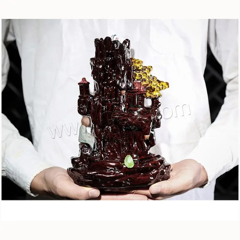 Ceramic Mountain Shape Smoke Waterfall Backflow Incense Burner Censer Holder Aromatherapy Furnace Aromatic Home Office Decor
Ceramic Mountain Shape Smoke Waterfall Backflow Incense Burner Censer Holder Aromatherapy Furnace Aromatic Home Office Decor