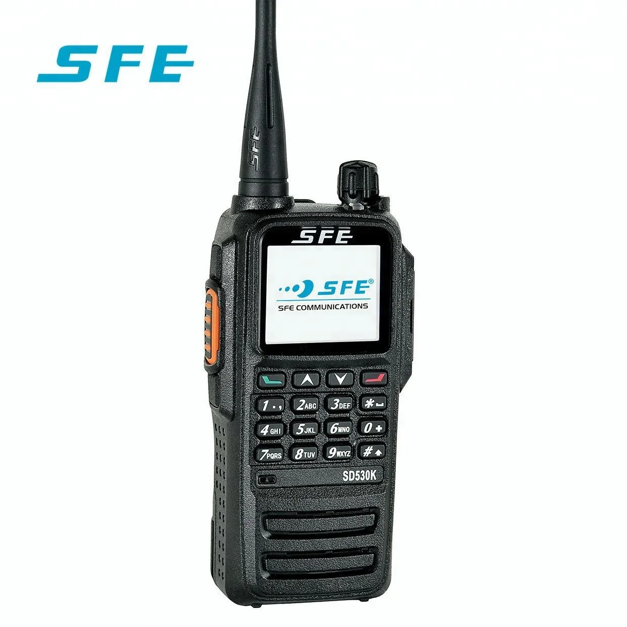 Двухсторонняя радиостанция SFE SD530K DMR, цифровая рация
Двухсторонняя радиостанция SFE SD530K DMR, цифровая рация