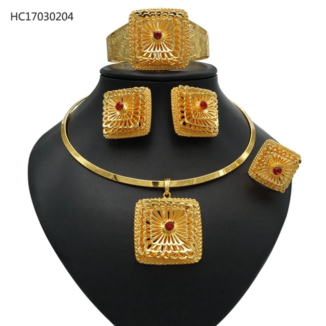 YULAILI Ethiopian Jewelry Pure Gold Color Jewelry Set Habesha Eritrean Big Pendant Bangle Earrings Ring Women Wedding Gift
YULAILI Ethiopian Jewelry Pure Gold Color Jewelry Set Habesha Eritrean Big Pendant Bangle Earrings Ring Women Wedding Gift