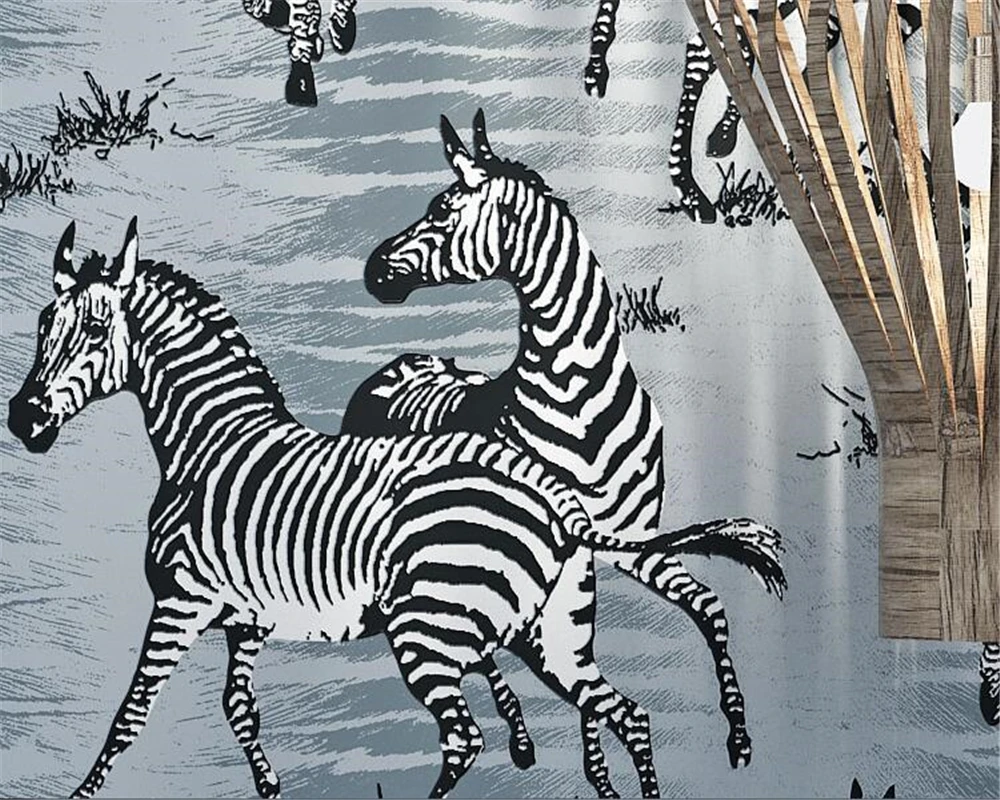 beibehang hudas beauty Zebra personalized flocking non-woven wallpaper bedroom restaurant clothing shop club papel de parede
beibehang hudas beauty Zebra personalized flocking non-woven wallpaper bedroom restaurant clothing shop club papel de parede