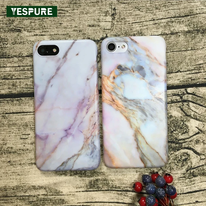 YESPURE мраморные Чехлы для мобильных телефонов Iphone 7 plus чехол антистресс дешевые