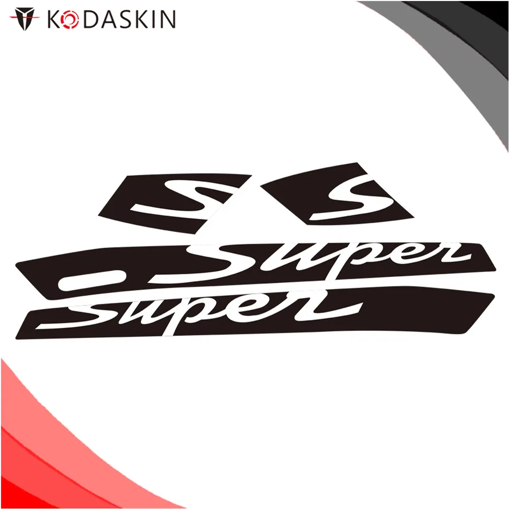 KODASKIN Motorcycle 2D Super Emblem Decal Stickers for vespa GTS300 Sport fits gts with the two long vents in each panel
KODASKIN Motorcycle 2D Super Emblem Decal Stickers for vespa GTS300 Sport fits gts with the two long vents in each panel