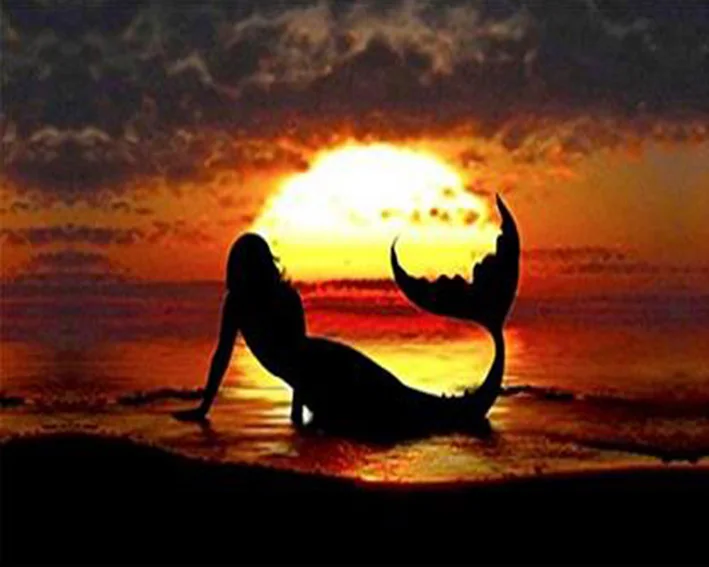 Diamond Painting Mermaid Ocean God Shadow DIY 3D Diamond Embroidery Sunset Beach Landscape Mosaic Drawings Coloring By Numbers
Diamond Painting Mermaid Ocean God Shadow DIY 3D Diamond Embroidery Sunset Beach Landscape Mosaic Drawings Coloring By Numbers