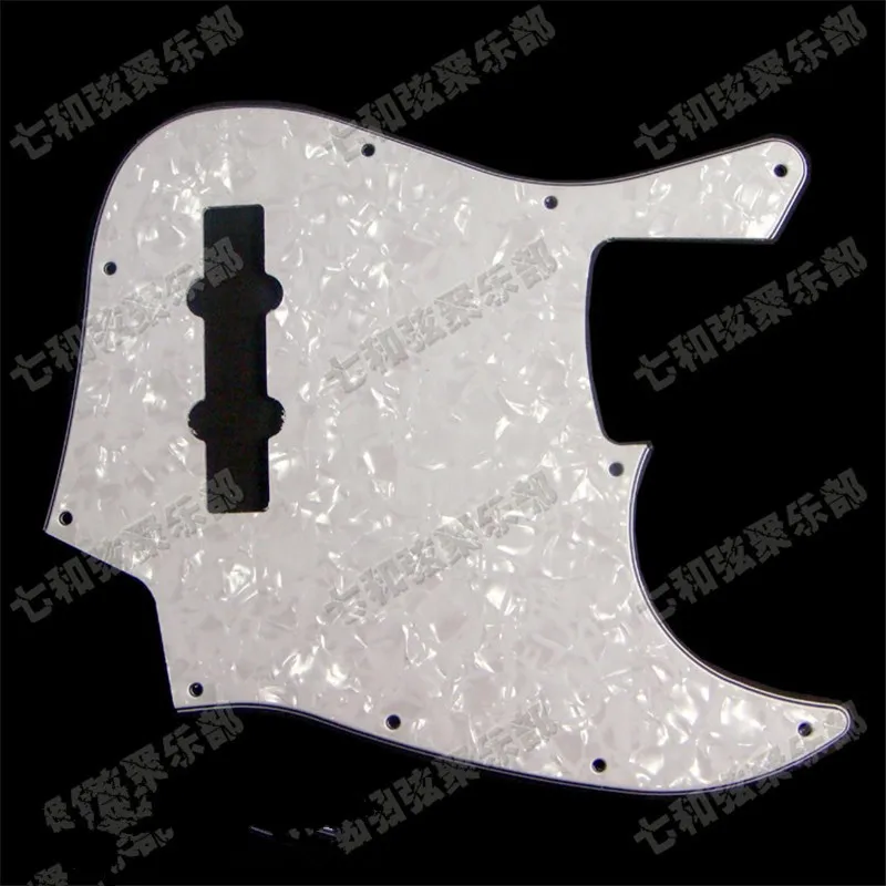 1pcs White Pearl Celluloid PVC 3-Ply Bass Guitar Pickguard 10 Hole with Mounting screws guitar accessories
1pcs White Pearl Celluloid PVC 3-Ply Bass Guitar Pickguard 10 Hole with Mounting screws guitar accessories