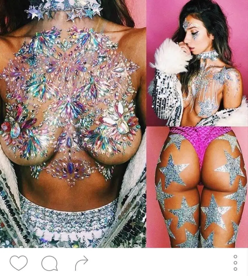 Electric Festival Body Art Jewels Paste DIY Chest Drill Acrylic Drilling Performance Make-up Bar Nightclub Music Party
Electric Festival Body Art Jewels Paste DIY Chest Drill Acrylic Drilling Performance Make-up Bar Nightclub Music Party