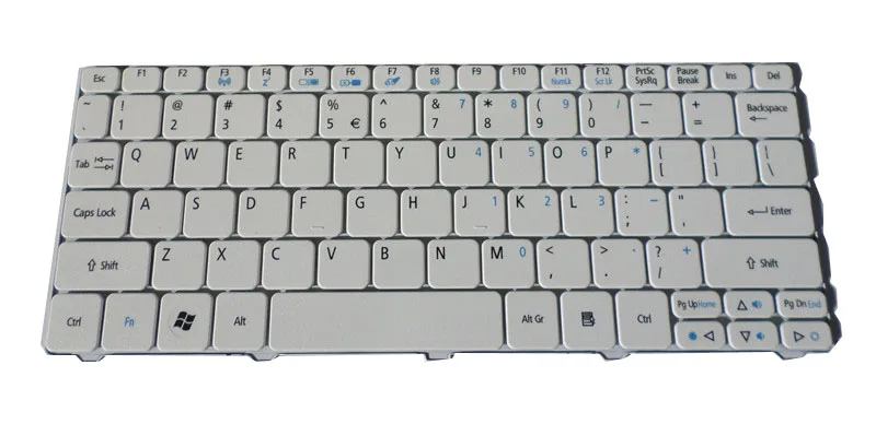 Совершенно новая Оригинальная белая клавиатура для ноутбука Acer Aspire one AO521 AO533 521 AO522 355 D257 ZH9US PK130AE1000 US
Совершенно новая Оригинальная белая клавиатура для ноутбука Acer Aspire one AO521 AO533 521 AO522 355 D257 ZH9US PK130AE1000 US