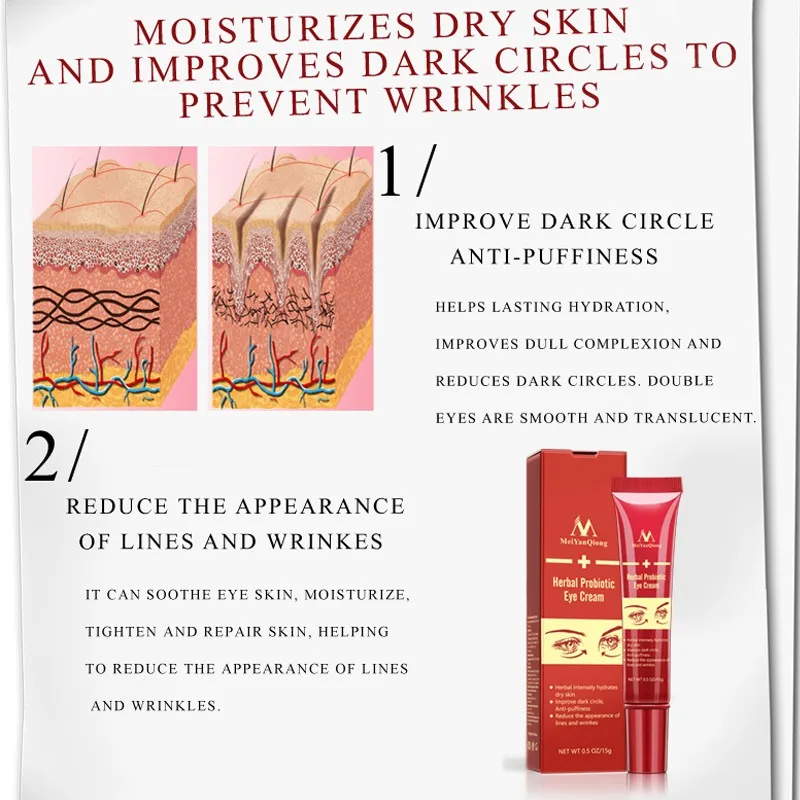 Probiotic Eye Cream Anti-Aging Improve dark circle Intensely Hydrate Reduce Face Lines Anti-Puffiness NEW
Probiotic Eye Cream Anti-Aging Improve dark circle Intensely Hydrate Reduce Face Lines Anti-Puffiness NEW