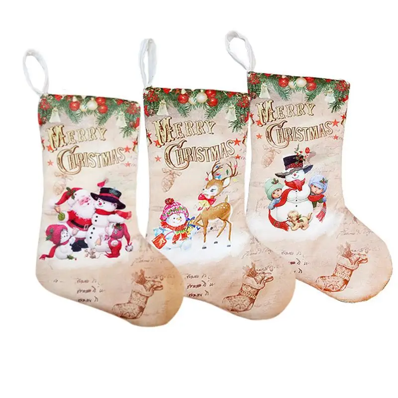 Christmas Stockings Pendant Cloth Ornaments Small Boots Pendant Christmas Pattern Print Party Home Decoration Supplies Gift Bag
Christmas Stockings Pendant Cloth Ornaments Small Boots Pendant Christmas Pattern Print Party Home Decoration Supplies Gift Bag
