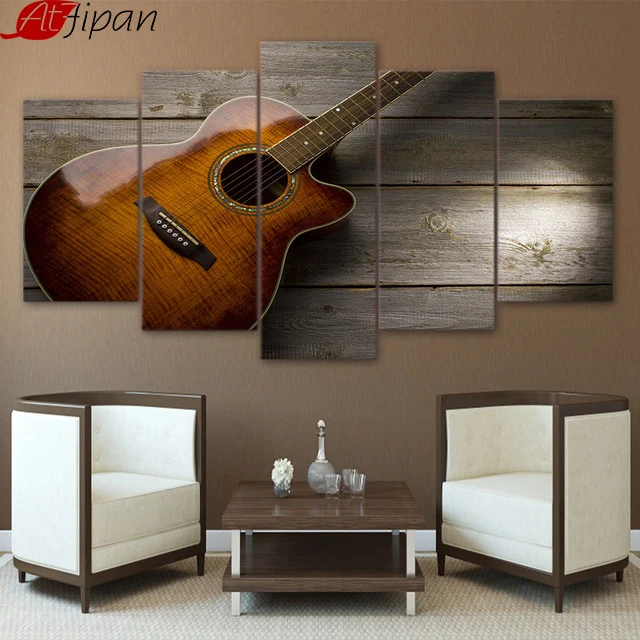 Canvas Modern HD Home Decor Poster Wall Art 5 Panel Musical Instruments Guitar Living Room Printed Pictures Frame Painting
Canvas Modern HD Home Decor Poster Wall Art 5 Panel Musical Instruments Guitar Living Room Printed Pictures Frame Painting