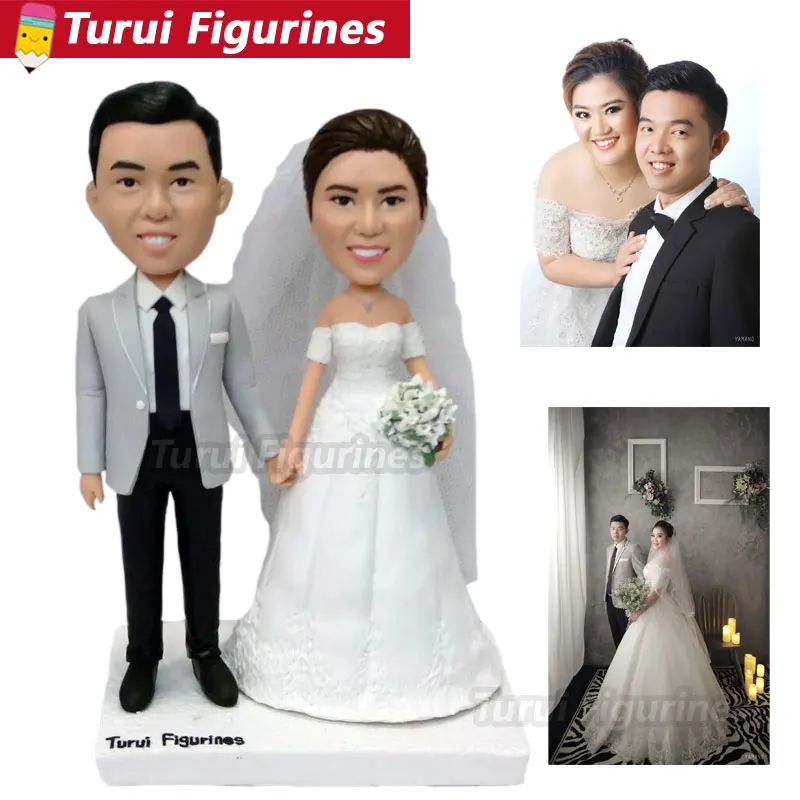 Japanese wedding cake topper customized bobblehead figurines dolls from photo real people face sculpture home decorations
Japanese wedding cake topper customized bobblehead figurines dolls from photo real people face sculpture home decorations