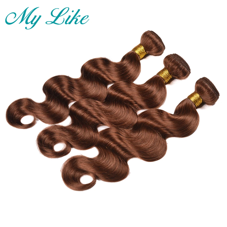 My Like 10"-24" Middle Ratio Indian Body Wave 3 Bundles with Closure #30 Brown Non-remy Human Hair Weave Bundles with Closure
My Like 10"-24" Middle Ratio Indian Body Wave 3 Bundles with Closure #30 Brown Non-remy Human Hair Weave Bundles with Closure