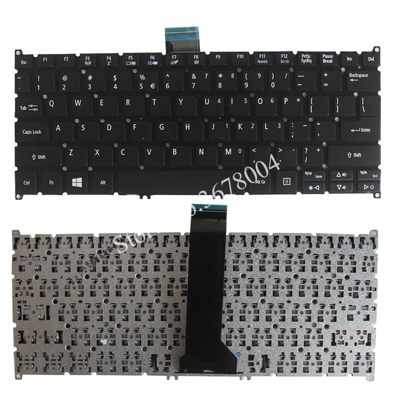 

US Keyboard for Acer Aspire V5-122 V5-122P V5-132 132P V13 V3-371 E11 E3-112 E3-111 English laptop keyboard without Backlit