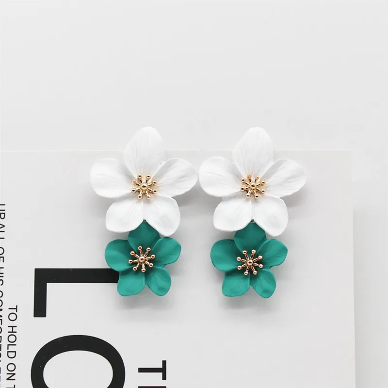 Hot Fashion Jewelry Big Flowers Mixed Color dangle Earrings Beach Resort Party Statement earring for gift for woman
Hot Fashion Jewelry Big Flowers Mixed Color dangle Earrings Beach Resort Party Statement earring for gift for woman