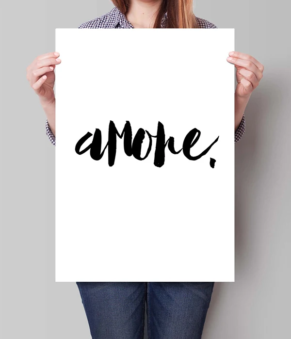 Amore Love Poster Giclee Digital Print Apartment Decor Digital Art Quote Home Quote Typography Print Black and White painting
Amore Love Poster Giclee Digital Print Apartment Decor Digital Art Quote Home Quote Typography Print Black and White painting