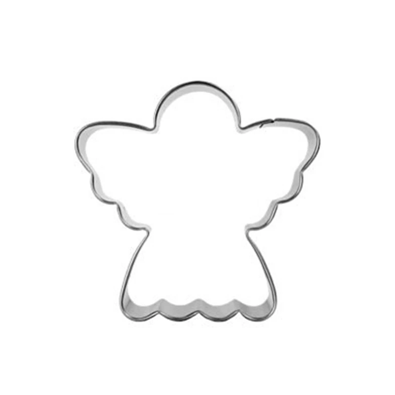 Angel Cake Decoration Pastry Blender Biscuit Cookie Cutter Tools Kitchen Supplies Stainless Steel New Year Gifts Biscuits Stamp
Angel Cake Decoration Pastry Blender Biscuit Cookie Cutter Tools Kitchen Supplies Stainless Steel New Year Gifts Biscuits Stamp