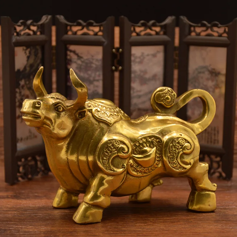 Медный золотой БЫК орнаменты зодиака крупного рогатого скота fortune niu qi Niu Feng Shui домашний декор художественная статуя
Медный золотой БЫК орнаменты зодиака крупного рогатого скота fortune niu qi Niu Feng Shui домашний декор художественная статуя
