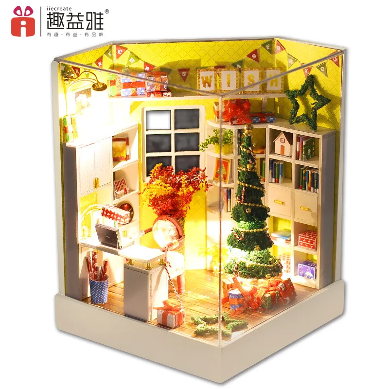 Y001 diy Миниатюрный Кукольный домик рождественский дом мебель игрушка миниатюра Деревянный Кукольный дом Рождественская памятные подарки
Y001 diy Миниатюрный Кукольный домик рождественский дом мебель игрушка миниатюра Деревянный Кукольный дом Рождественская памятные подарки