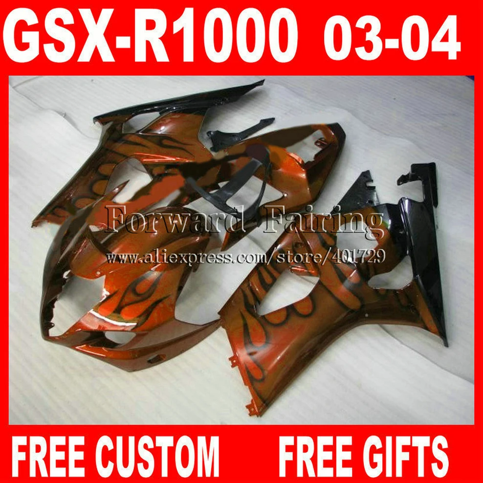 Hot sale Fairings for 2003 2004 SUZUKI GSXR1000 K3 fairing kits orange black flames GSXR 1000 03 04 GSXR 1000 7 gifts AM694
Hot sale Fairings for 2003 2004 SUZUKI GSXR1000 K3 fairing kits orange black flames GSXR 1000 03 04 GSXR 1000 7 gifts AM694