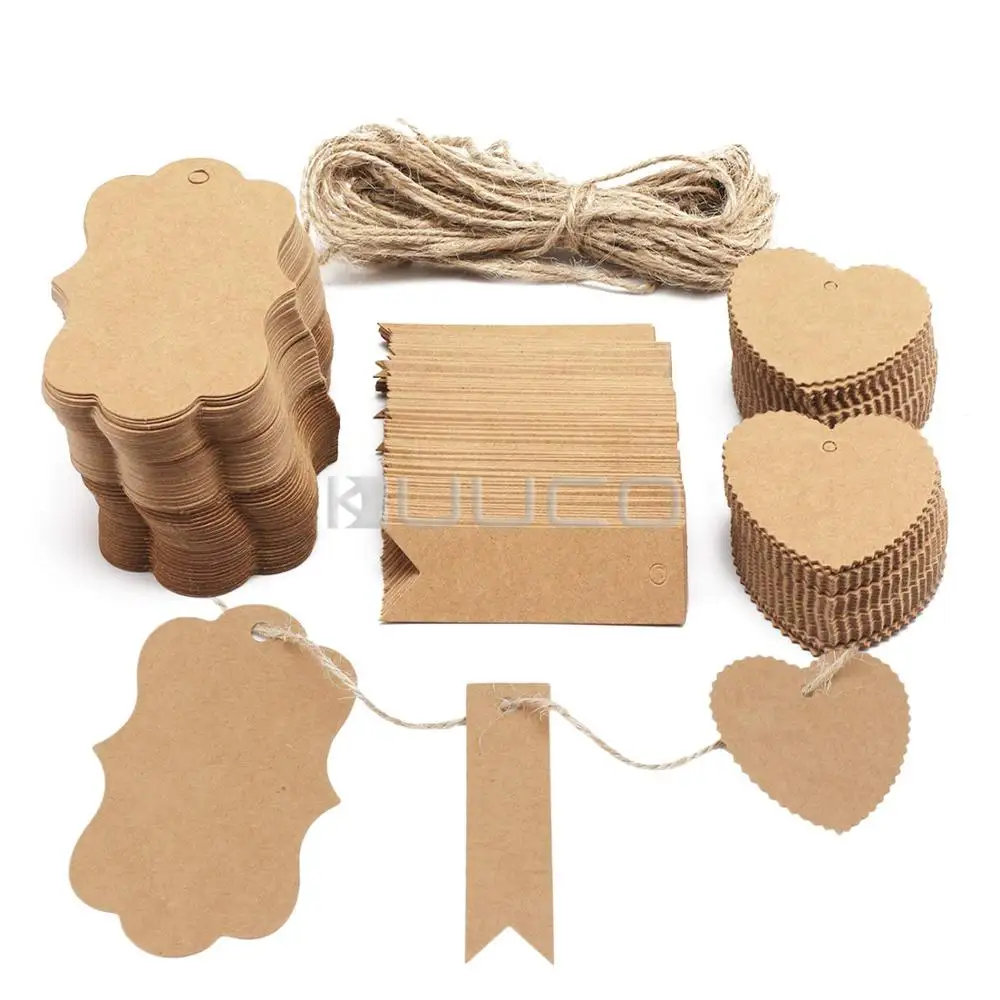 300 PCS/LOTO Paper Tags/Kraft Paper Tags/Gift Labels for price/clothing/wedding name/student words cards/Crafts/bookmarks etc
300 PCS/LOTO Paper Tags/Kraft Paper Tags/Gift Labels for price/clothing/wedding name/student words cards/Crafts/bookmarks etc