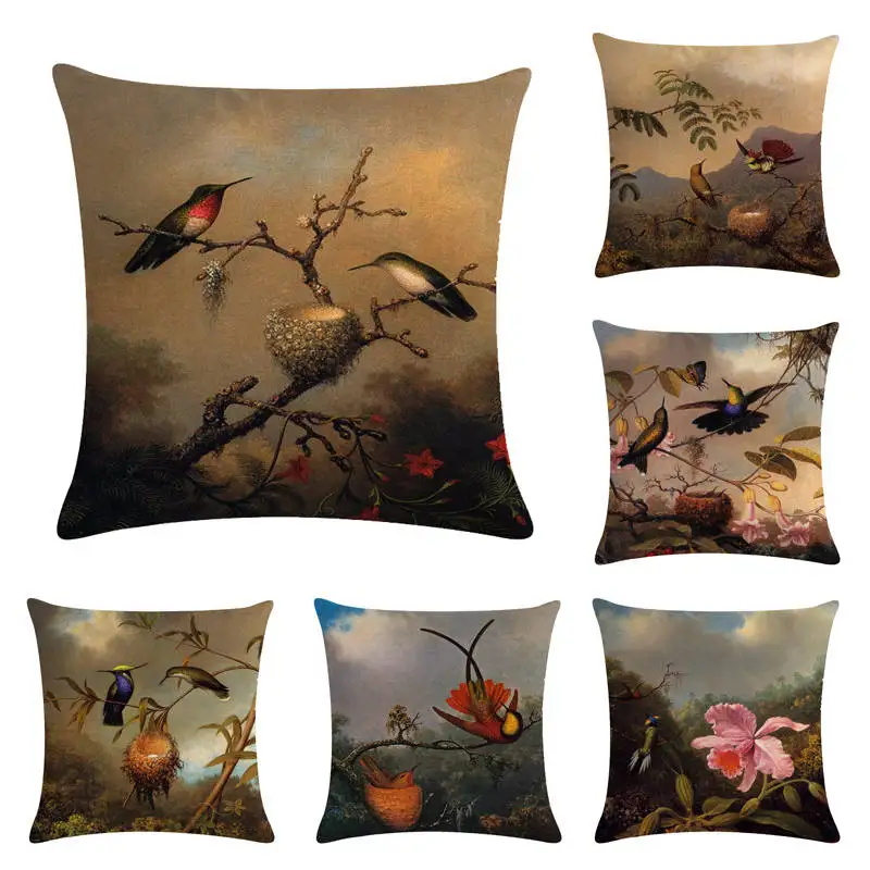Summer Popular Bird Back Cushion Cover Sparrow Pheasant Jaundice Cuckoo Nature Pattern Peach Skin Home Decoration Pillowcas
Summer Popular Bird Back Cushion Cover Sparrow Pheasant Jaundice Cuckoo Nature Pattern Peach Skin Home Decoration Pillowcas