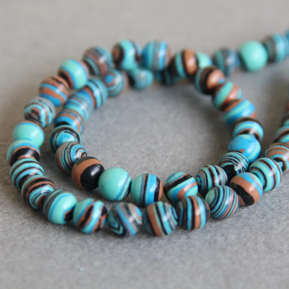 8mm Fashion New Blue Turkey stone beads stripe shape DIY 15" 2pc/lot Jewelry making design
8mm Fashion New Blue Turkey stone beads stripe shape DIY 15" 2pc/lot Jewelry making design