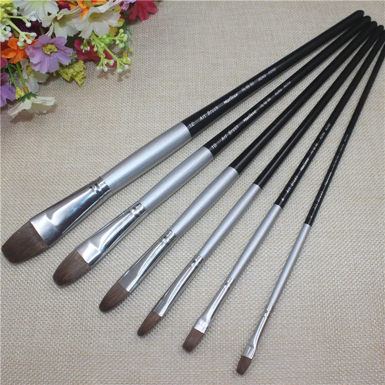 6pcs/Set weasel hair brush Birch rod boutique gouache acrylic painting hand-painted oil painting pen Drawing Art paint brush pen
6pcs/Set weasel hair brush Birch rod boutique gouache acrylic painting hand-painted oil painting pen Drawing Art paint brush pen