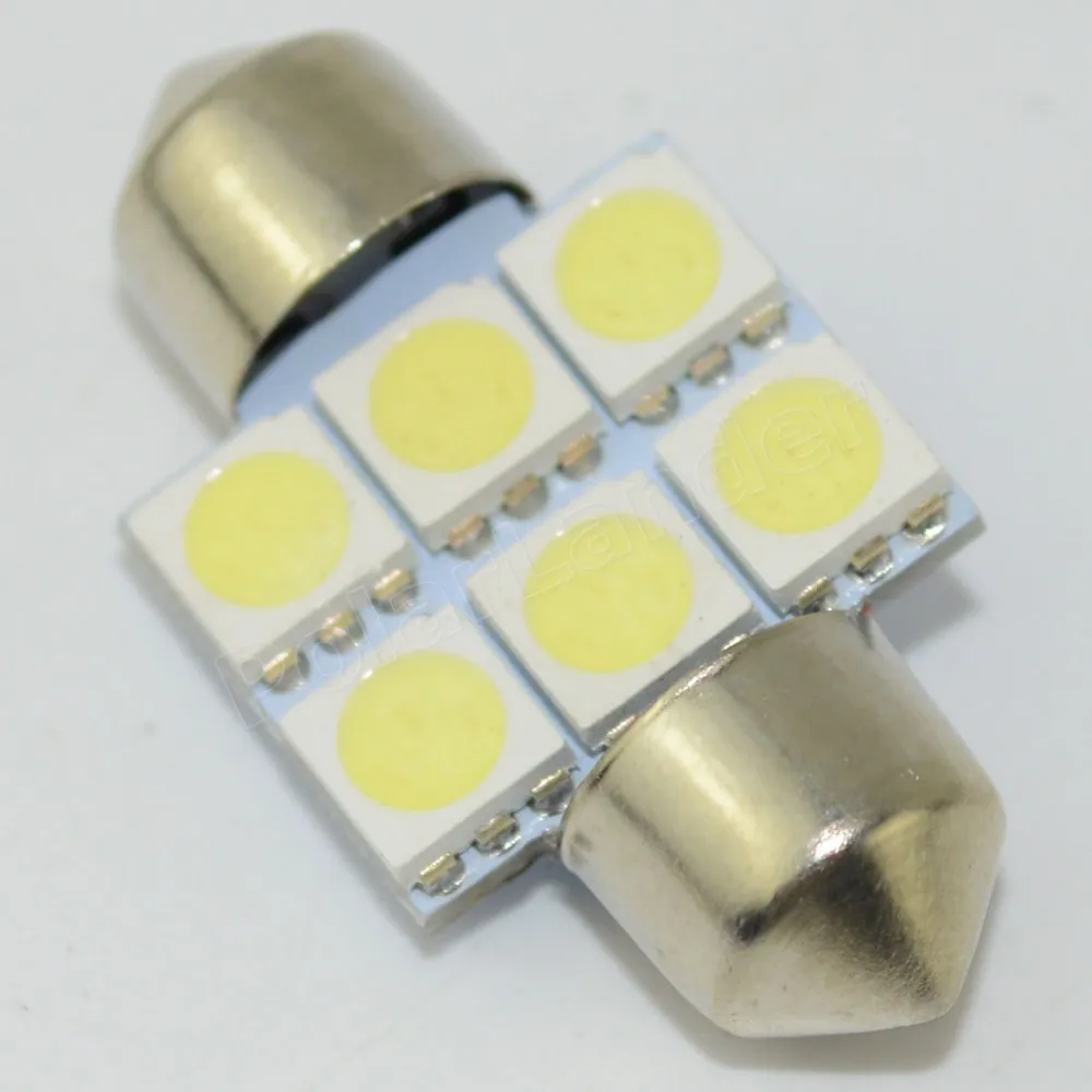 Новый светодиодный светильник F-estoon 10 шт. 6smd 5630 31 мм 36 39 42 6 smd для Чтения номерного
