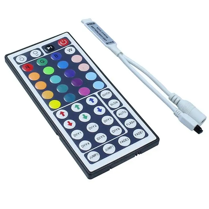 ИК-пульт дистанционного управления для гибкой ленты SMD3528 5050 RGB, 12 В постоянного тока, 44 кнопки
ИК-пульт дистанционного управления для гибкой ленты SMD3528 5050 RGB, 12 В постоянного тока, 44 кнопки