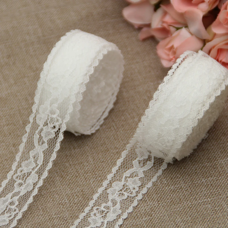 White Lace Roll Wedding Lace Ribbon Gift Wrapping Handmade Patchwork Scrapbook Craft For DIY Crafts Apparel Sewing Accessories
White Lace Roll Wedding Lace Ribbon Gift Wrapping Handmade Patchwork Scrapbook Craft For DIY Crafts Apparel Sewing Accessories