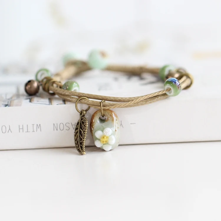 Fashion Delicate Hand-Woven Ceramic Beads Bracelet Originality Chinese Style Bracelet Adorn Article Free Shipping #1251
Fashion Delicate Hand-Woven Ceramic Beads Bracelet Originality Chinese Style Bracelet Adorn Article Free Shipping #1251