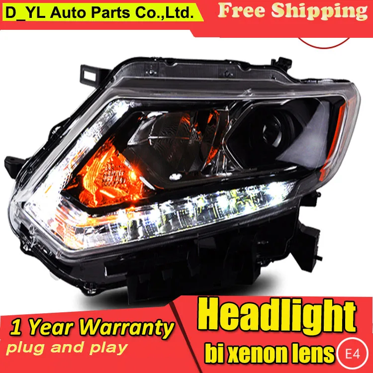 D_YL Car Styling for Nissan X-Trail Headlights 2014-2015 X-Trail LED Headlight DRL Lens Double Beam H7 HID Xenon bi xenon lens
D_YL Car Styling for Nissan X-Trail Headlights 2014-2015 X-Trail LED Headlight DRL Lens Double Beam H7 HID Xenon bi xenon lens