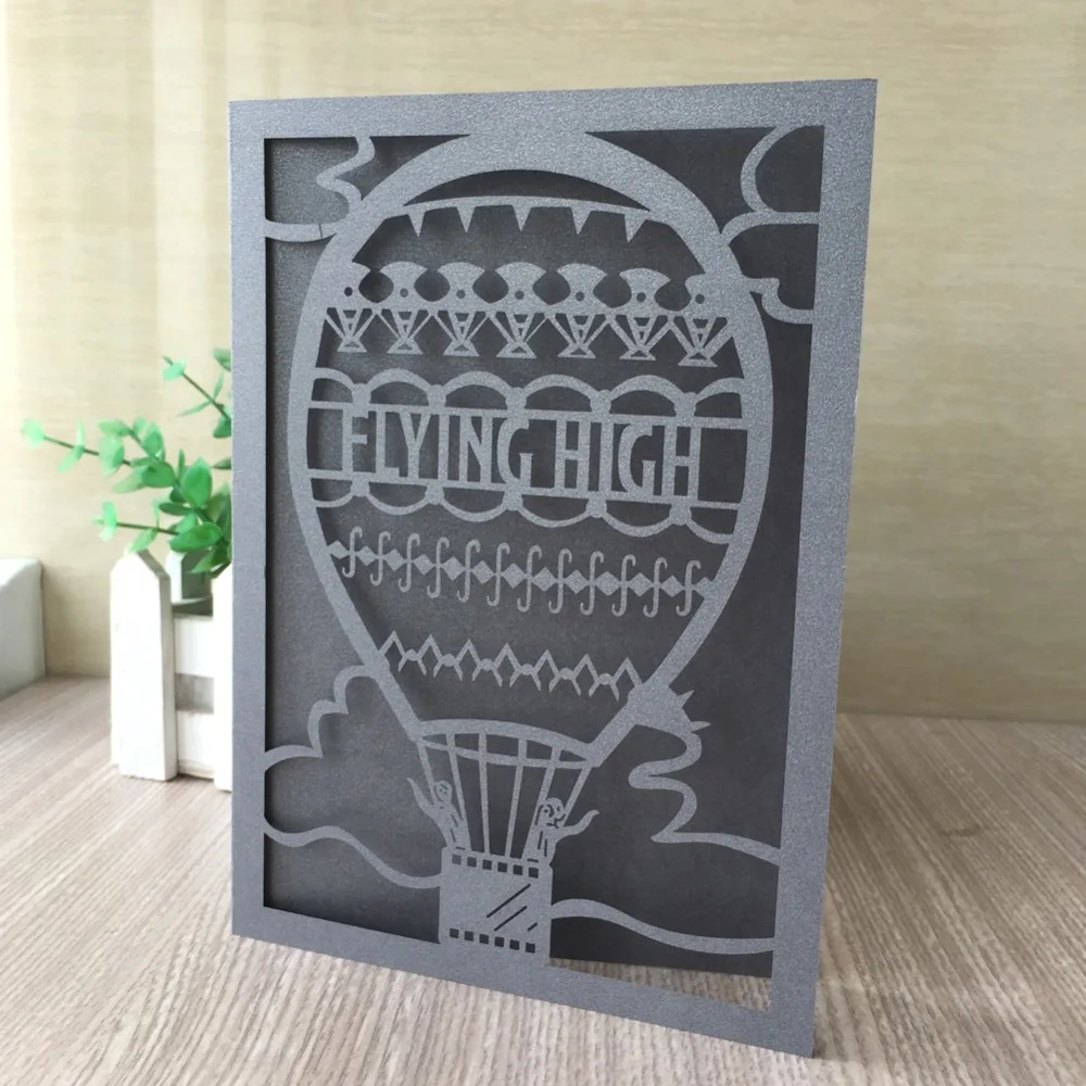 50pcs Balloon Pattern Flying High Invitation Card Wedding Decorations Event&Party Supplies Greeting Card
50pcs Balloon Pattern Flying High Invitation Card Wedding Decorations Event&Party Supplies Greeting Card