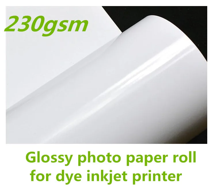 230gsm Good price vivid color glossy inkjet photo paper roll with 12/24/36 inch size
230gsm Good price vivid color glossy inkjet photo paper roll with 12/24/36 inch size