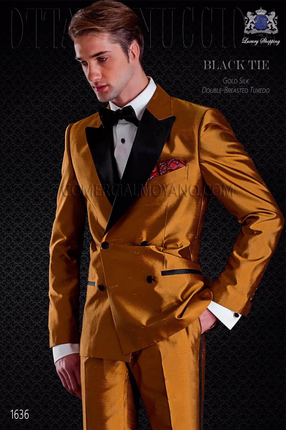 Latest Coat Pant Design Italian Gold Satin Men Suit Slim Fit Skinny 2 Piece Double Breasted Suits Tuxedo Custom Blazer Vestidos
Latest Coat Pant Design Italian Gold Satin Men Suit Slim Fit Skinny 2 Piece Double Breasted Suits Tuxedo Custom Blazer Vestidos