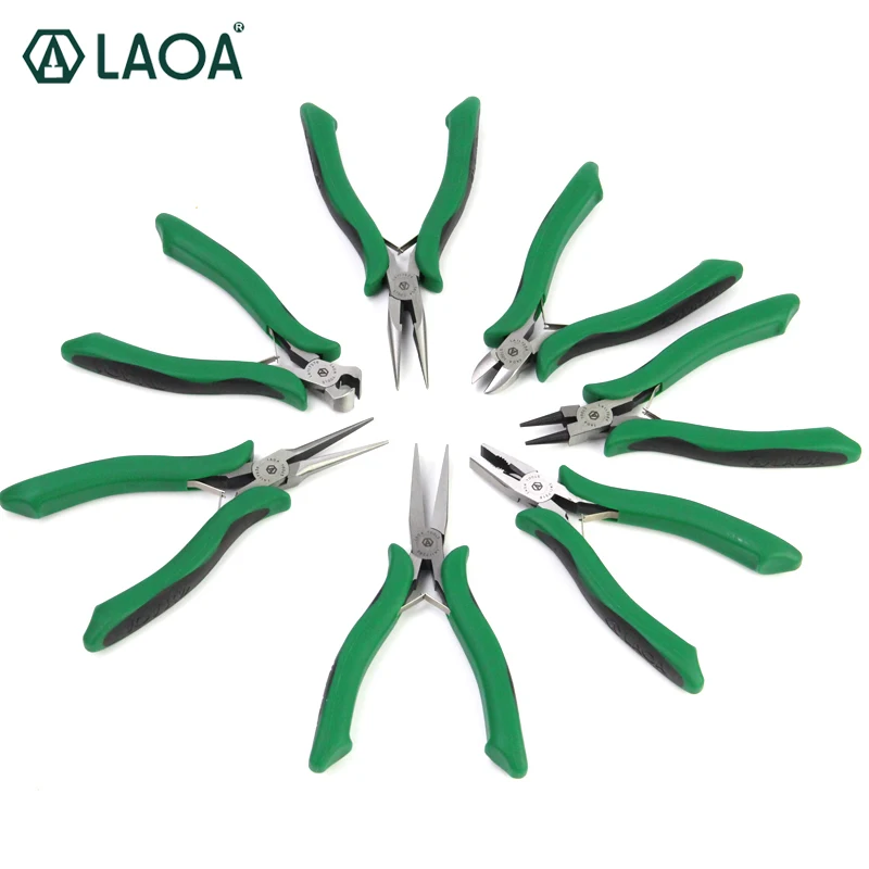LAOA Mini Pliers Long Nose Pliers Round Nose Pliers Flat Nose Nippers Wire Cutter Made in Taiwan
LAOA Mini Pliers Long Nose Pliers Round Nose Pliers Flat Nose Nippers Wire Cutter Made in Taiwan