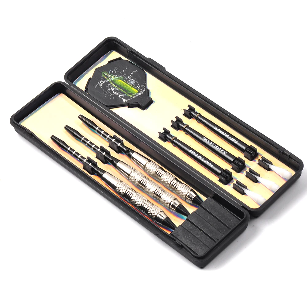 Black Flight for Games 18g 3pcs Steel Safe Dart with Soft Tip Indoor Sport Darts for Outdoor Adult Sport Play
Black Flight for Games 18g 3pcs Steel Safe Dart with Soft Tip Indoor Sport Darts for Outdoor Adult Sport Play