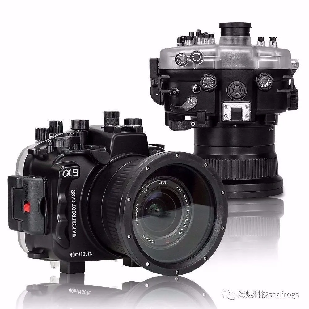 Seafrogs 40m/130ft Underwater Camera Housing Case For Sony A9 Camera DSLR Camera Bags
Seafrogs 40m/130ft Underwater Camera Housing Case For Sony A9 Camera DSLR Camera Bags